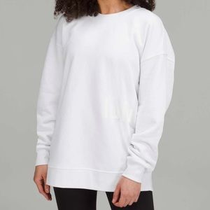 GRAPHIC LOGO perfectly oversized crew